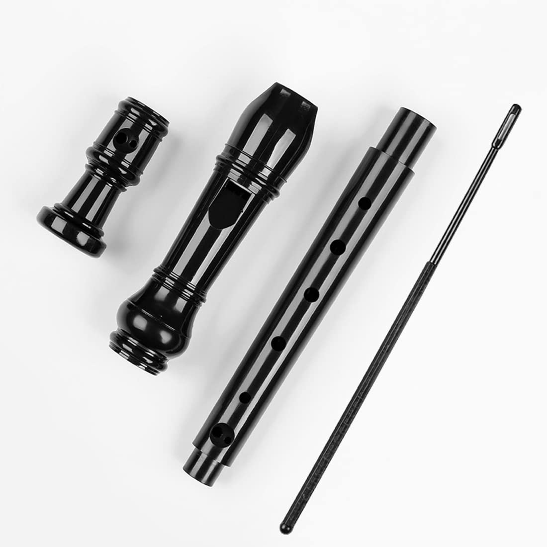 Elrido German Style G Soprano Recorder - 8 Hole Baroque Flute for Kids & Beginners | Includes Cleaning Kit, Fingering Chart & Cotton Bag | Perfect for Music Class, Homeschool & Early Childhood Education