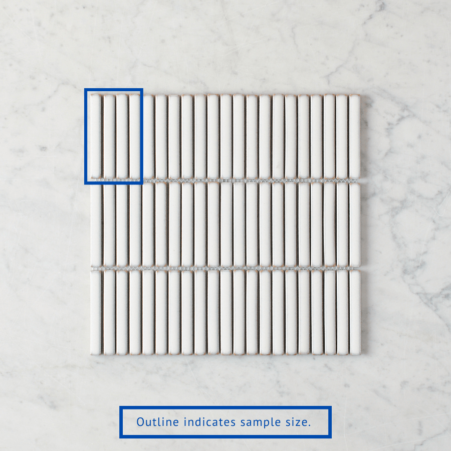 Coogee Antique White Kit Kat Mosaic Tile Sample - Perfect for Kitchen Backsplash, Bathroom Walls & DIY Home Decor Projects