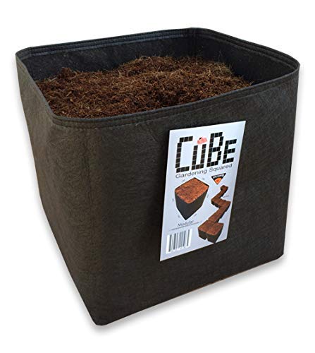 Victory 8 Cube Garden Square (Pack of 75) - 1ft x 1ft Modular Fabric Raised Bed for Square Foot Gardening with Easy Lift Tabs | Perfect for Urban Balcony, Backyard Vegetable Planting & Herb Gardens