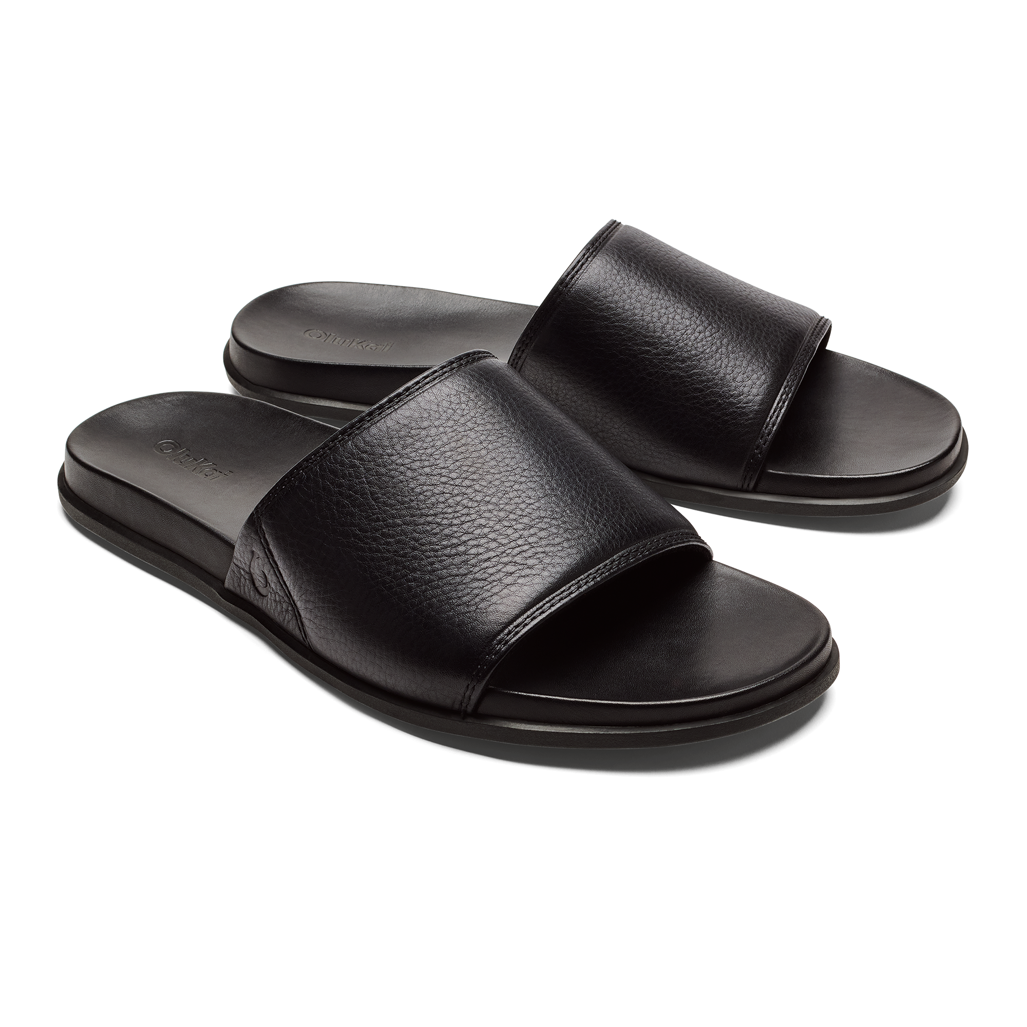 Olali Slide Sandals for Women - Black | Comfortable & Stylish Summer Shoes for Beach, Pool, and Casual Wear