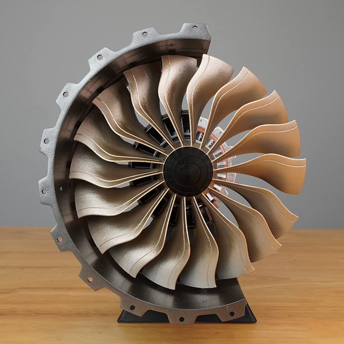 1/20 Trent 900 DIY Turbofan Engine Model Kit - 150+ Pieces Working Aircraft Engine Building Set for Adults, STEM Educational Science Project & Engineering Gift (Perfect for Aviation Enthusiasts, Classroom Demonstrations & Technology Experiments)