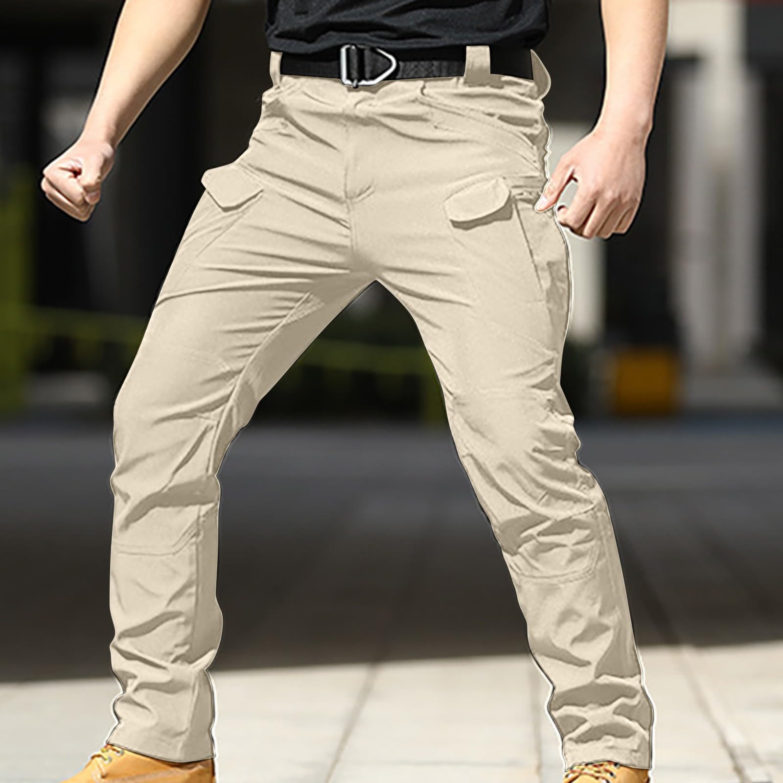 Sdeycui Men's Tactical Cargo Pants - Waterproof Ripstop Military Combat Pants for Hiking, Work & Outdoor Activities with Multiple Pockets - Durable & Functional for Camping, Hunting & Tactical Operations