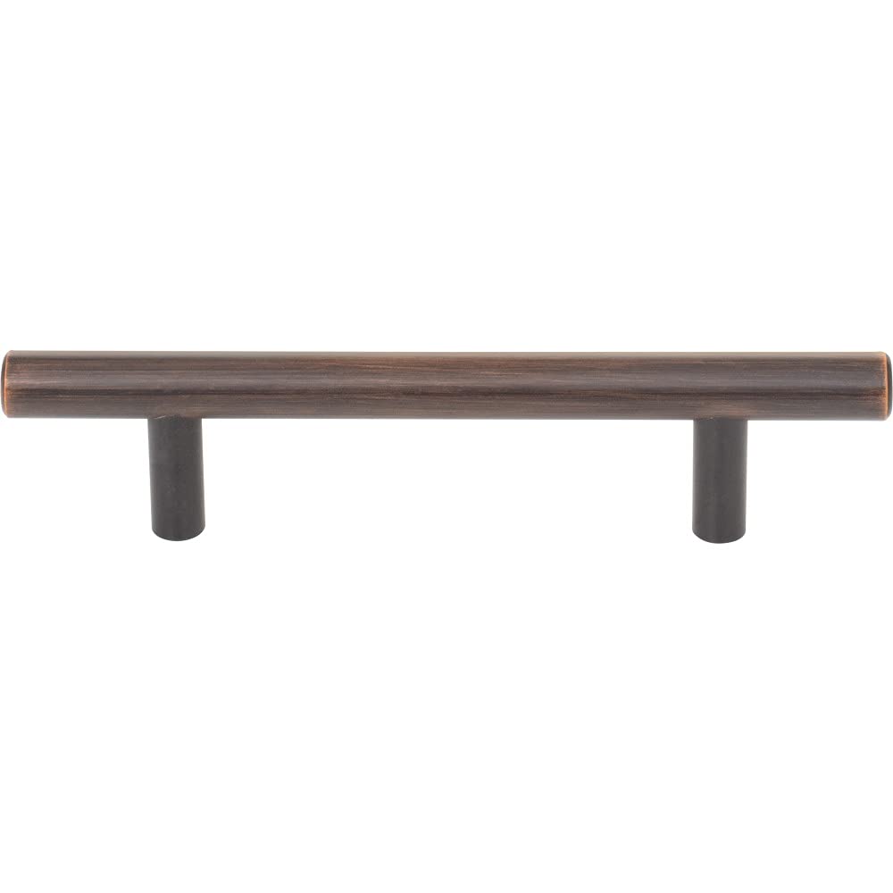 96mm Dark Brushed Bronze Naples Cabinet Bar Pull - Modern Kitchen & Bathroom Hardware for Drawers and Cabinets - Perfect for Home Renovation & Furniture Upgrade