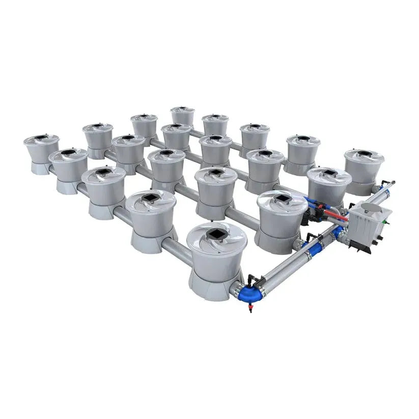 Alien Hydroponics V System Deep Water Culture (DWC) Hydroponic Growing System - 20 Pot Indoor Garden Kit for Vegetables, Herbs & Plants | Perfect for Home, Greenhouse & Urban Farming