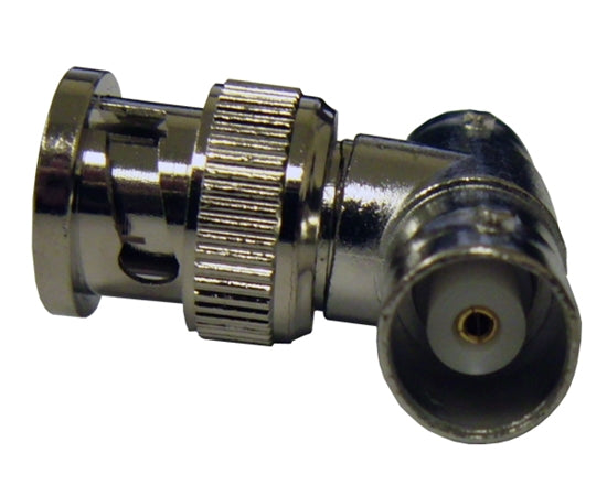 BNC T Adapter Female/Male/Female (FMF) for RG59 Coaxial Cable - CCTV & Security Camera Splitter Connector - Perfect for Surveillance Systems and Video Monitoring Setups