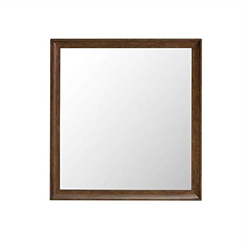 Knotty Walnut Full Length Dresser Mirror - Farmhouse Vanity Mirror for Bedroom, Bathroom & Wall Decor | Perfect for Makeup, Dressing Room & Home Styling