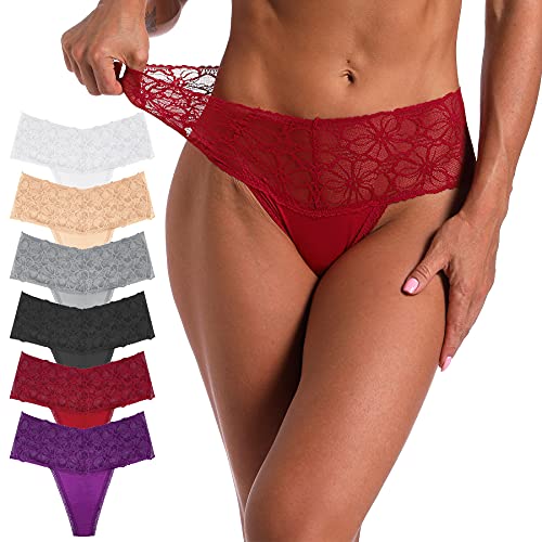 6 Pcs Cotton Thong-a