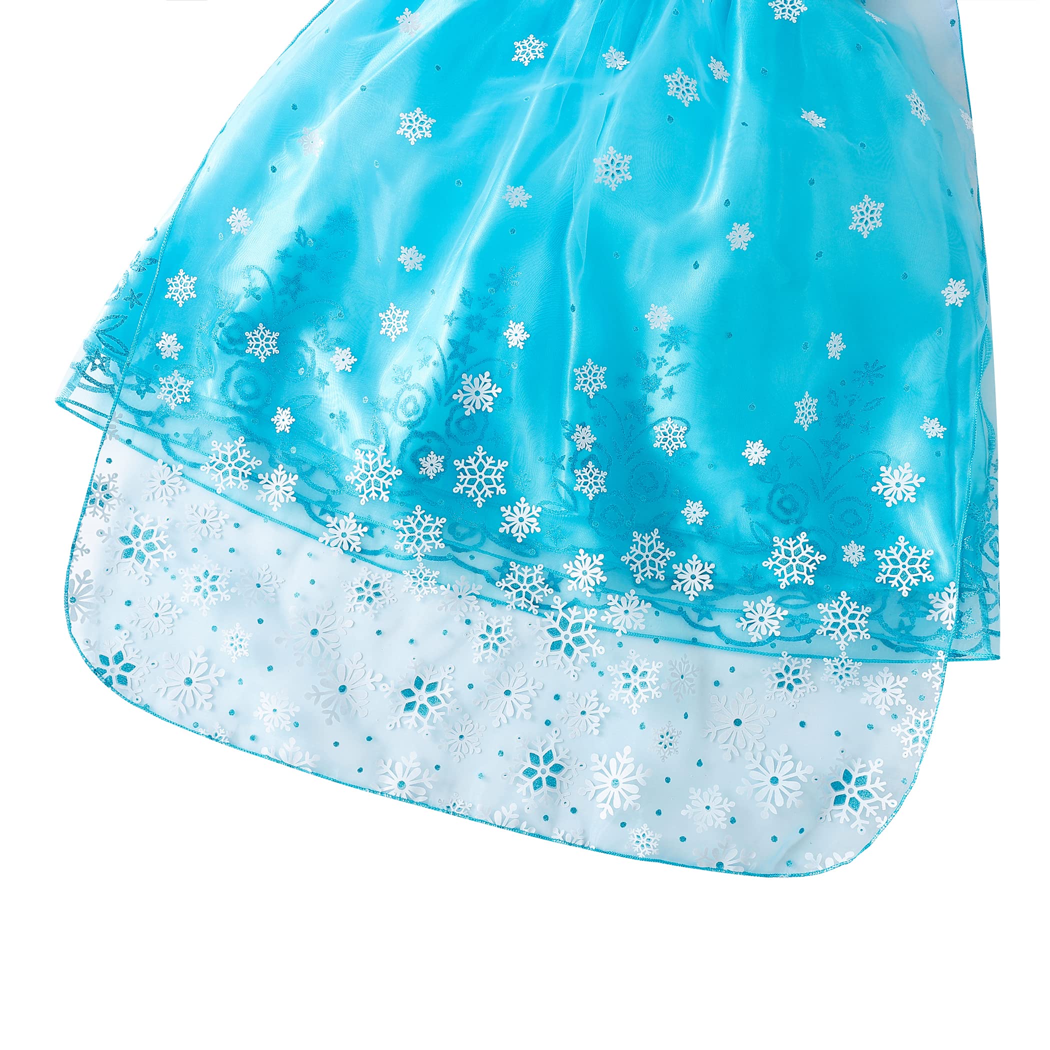 Royal Blue Sequin Princess Dress for Girls - Elegant Halloween Costume, Birthday Party Dress Up, Cosplay Fancy Dress for Kids | Perfect for Dress-Up Play, Birthday Celebrations & Special Events