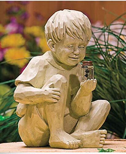 Moon Daughter Solar Firefly Jar Light - Outdoor Garden Decor for Kids, Boys & Girls - Perfect for Lawn, Yard, and Nighttime Play