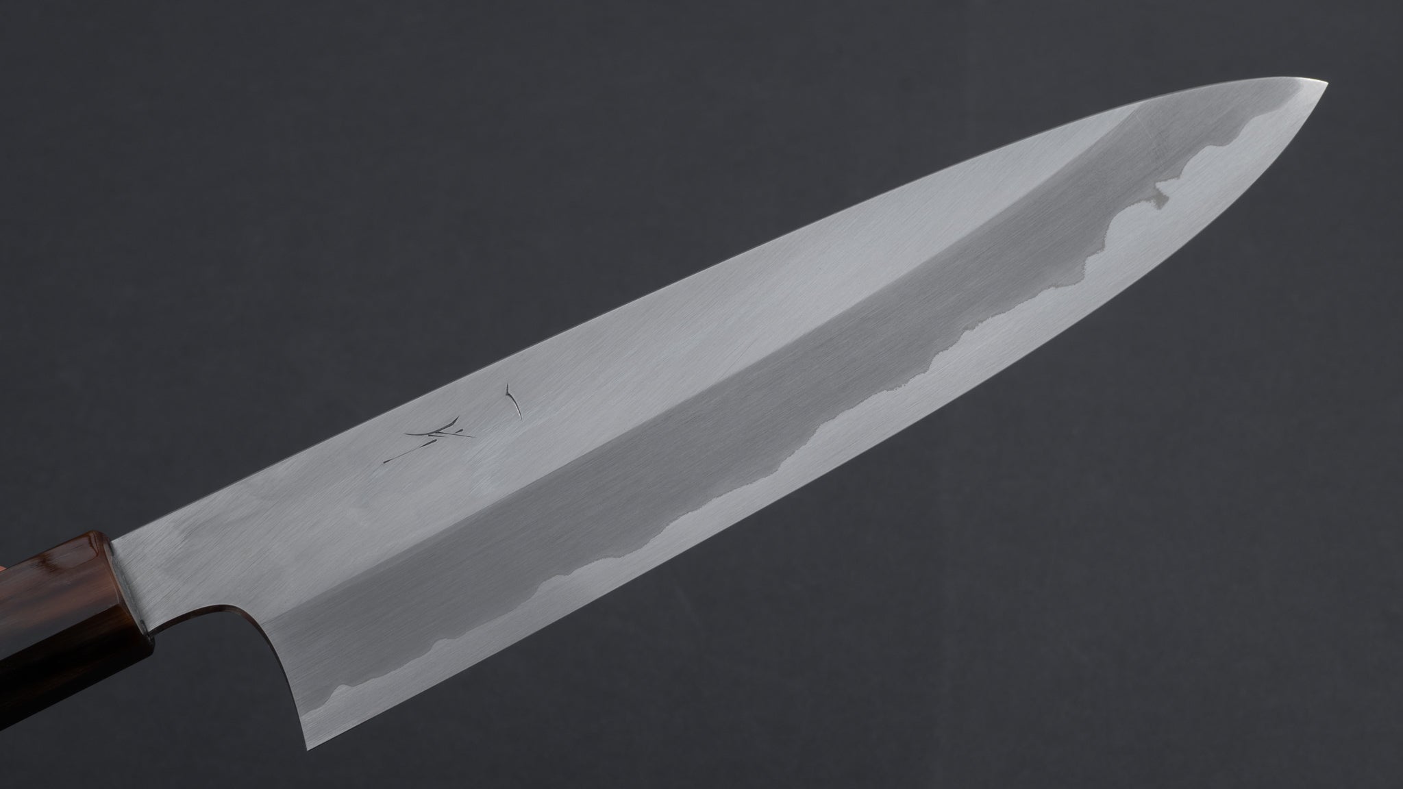 Hitohira Togashi Blue #1 Stainless Clad Migaki Gyuto 240mm Japanese Chef Knife with Taihei Ebony Handle - Perfect for Sushi, Meat Slicing & Precision Cutting
