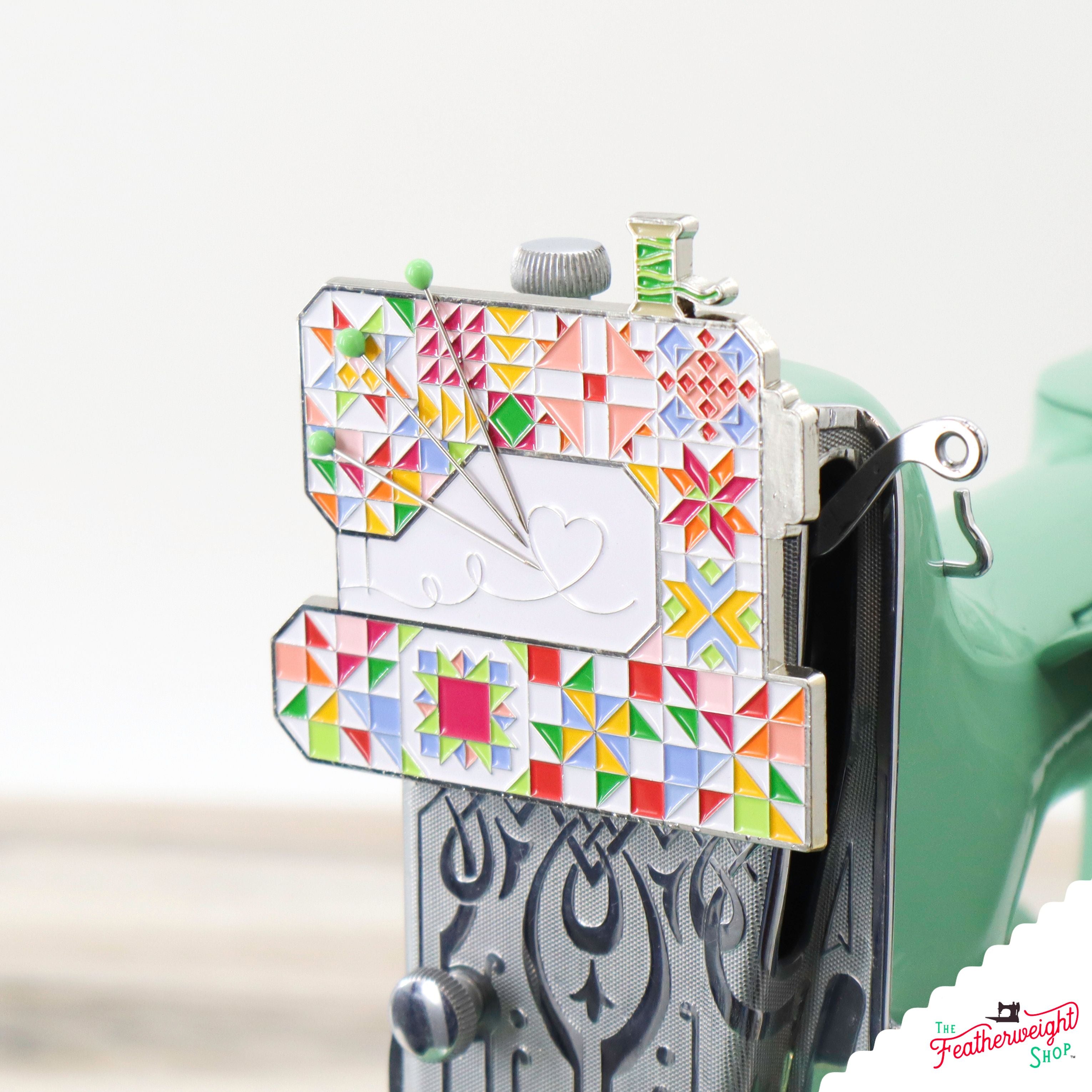 Quilty Needle Minder for Sewing Machine - Magnetic Pin Holder for Quilting & Crafting - Perfect for Fabric, Embroidery & DIY Projects