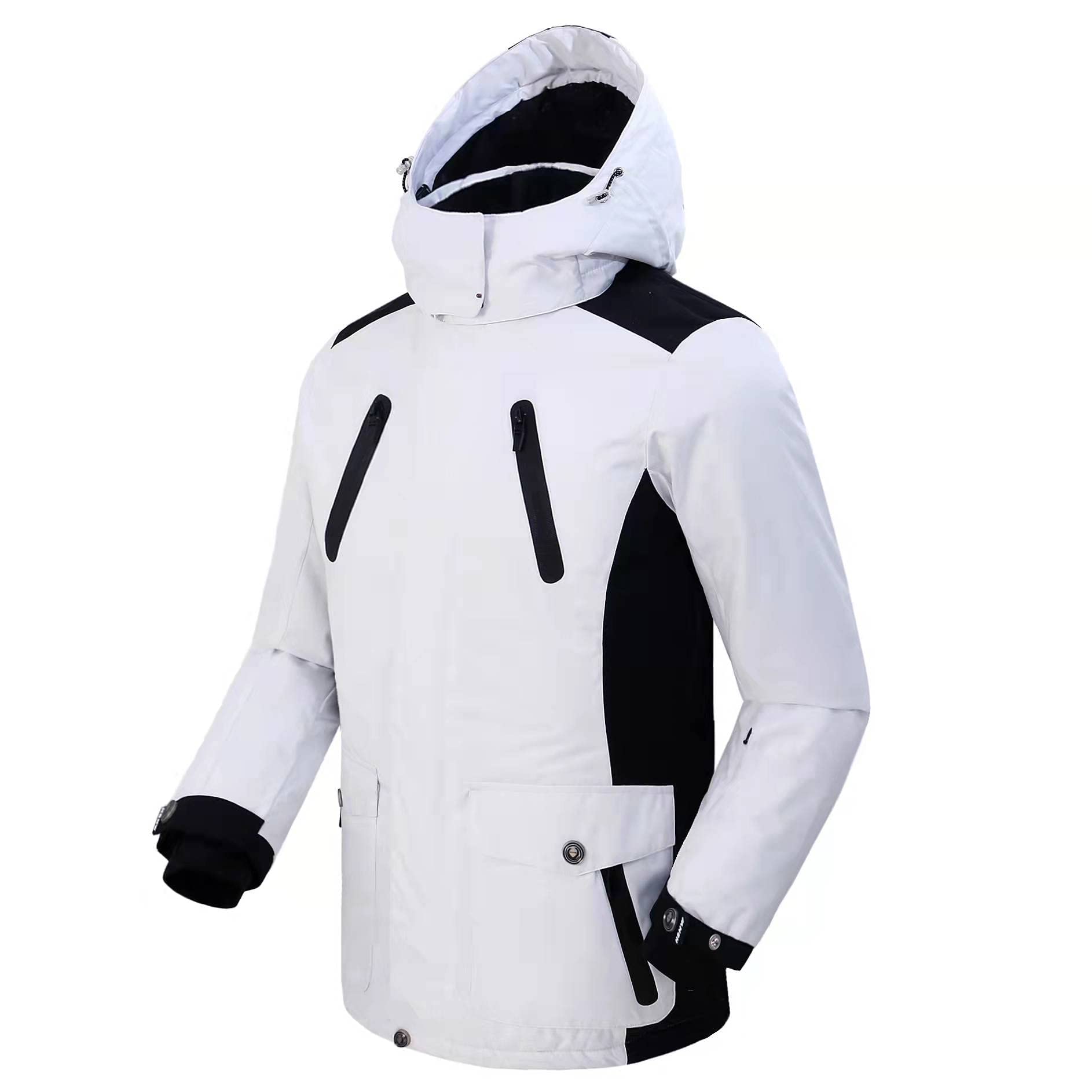 HSNW Men's Waterproof Windproof Ski Jacket - Winter Snow Coat for Outdoor Activities, Skiing, Snowboarding & Hiking
