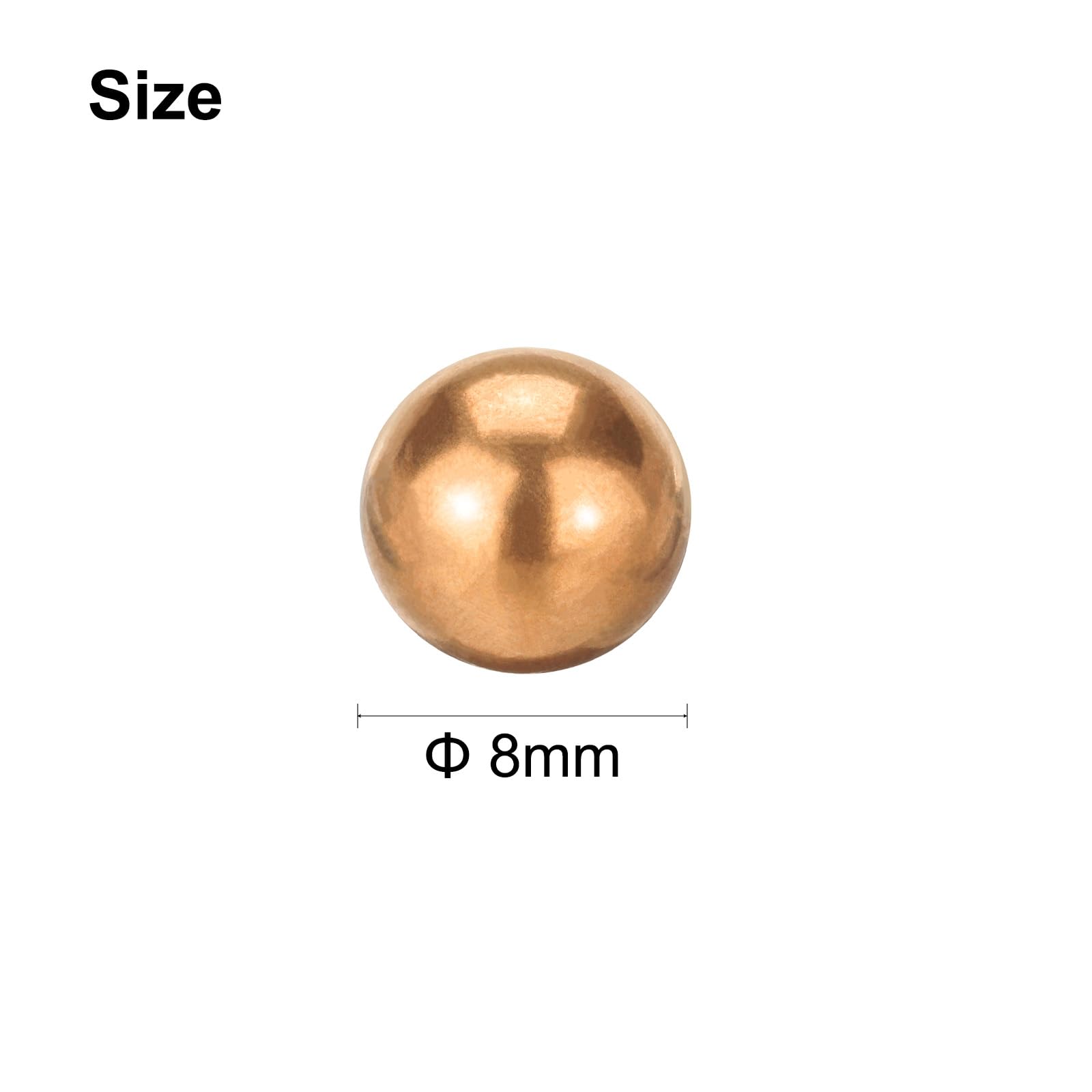 10 Pack Precision Solid Copper Bearing Balls 5/16