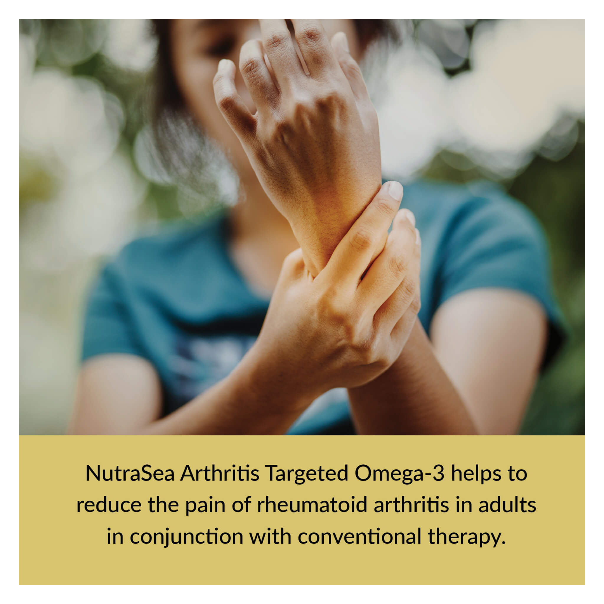 NutraSea Arthritis Targeted Omega 3 Supplement - Fresh Mint Flavor - Supports Joint Health & Mobility - Ideal for Active Lifestyles & Senior Wellness