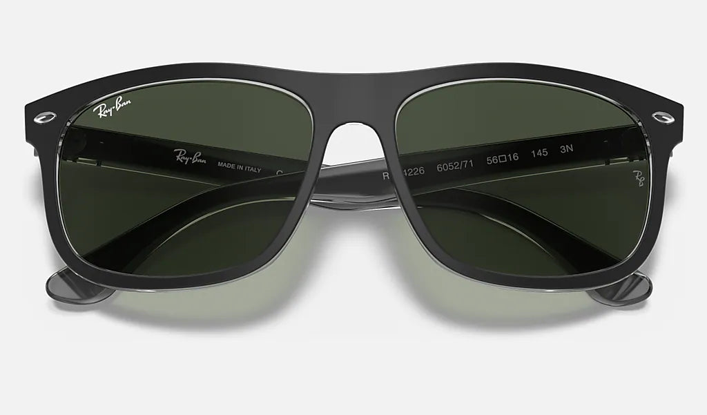 Ray Ban RB4226 605271 56mm Black/Gray Green Polarized Aviator Sunglasses for Men & Women - UV Protection, Classic Style for Driving, Travel & Outdoor Activities