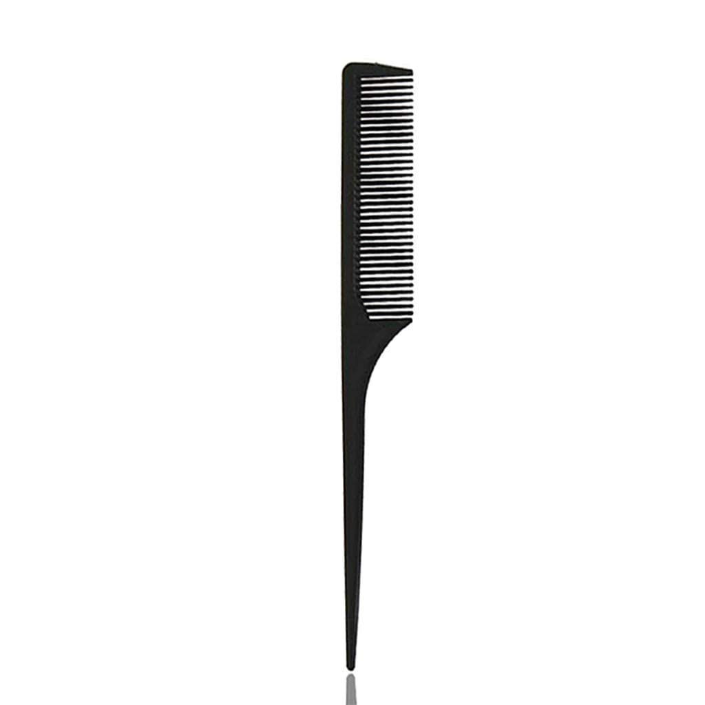 Yatvik Professional Hair Tail Comb for Men & Women - Styling & Detangling Comb for All Hair Types (Black) - Perfect for Salon, Home & Travel Use