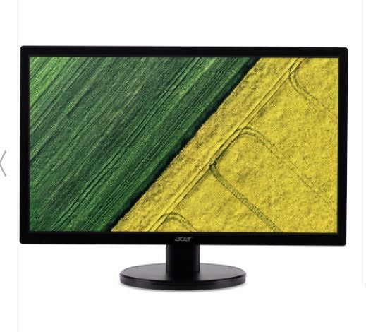 EH200Q 19.5 Inch TN Panel HD 1366x768 LCD Monitor with VGA & HDMI Ports, VESA Wall Mount Support - Ideal for Office Work, Home Computing, and Digital Signage
