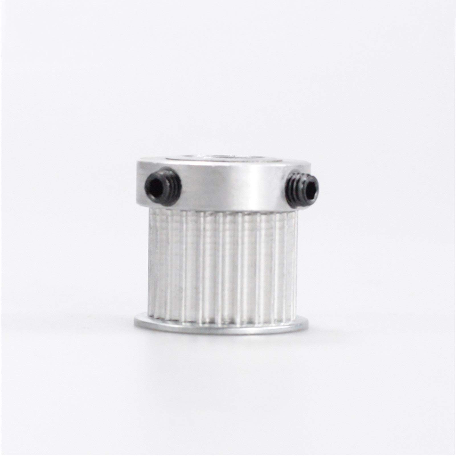 10 Teeth HTD 5M Synchronous Timing Pulley - 5/6/6.35/8mm Bore for 10/15/20mm Width HTD5M Belts - K Type Gear Wheel Pulley - Precision CNC Machined for 3D Printers, CNC Machines & Industrial Automation