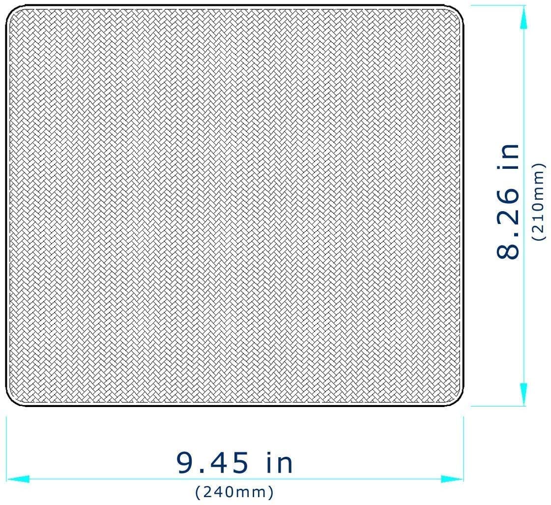 Premium Gaming Mouse Pad with Non-Slip Rubber Base & Stitched Edges - Blue Loading Bar Design for PC, Laptop, Esports - Perfect for Gaming, Office & Home Workspace
