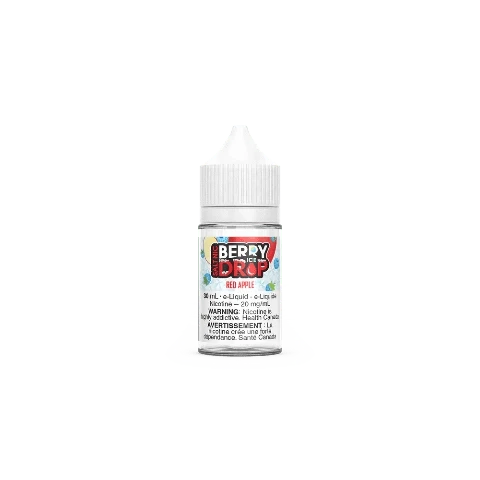 Red Apple Salt Nic E-Liquid - Berry Drop ICE Salts 30mL for Vape Pods & Refillable Devices | Sweet Fruity Vape Juice for All-Day Use
