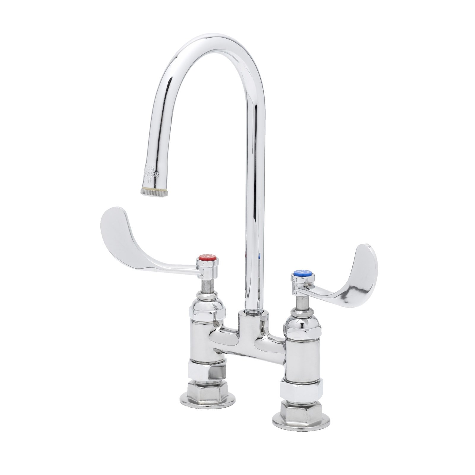 T&S Brass B-2389 Commercial Grade Double Handle Deck Mount Pantry Faucet - 4