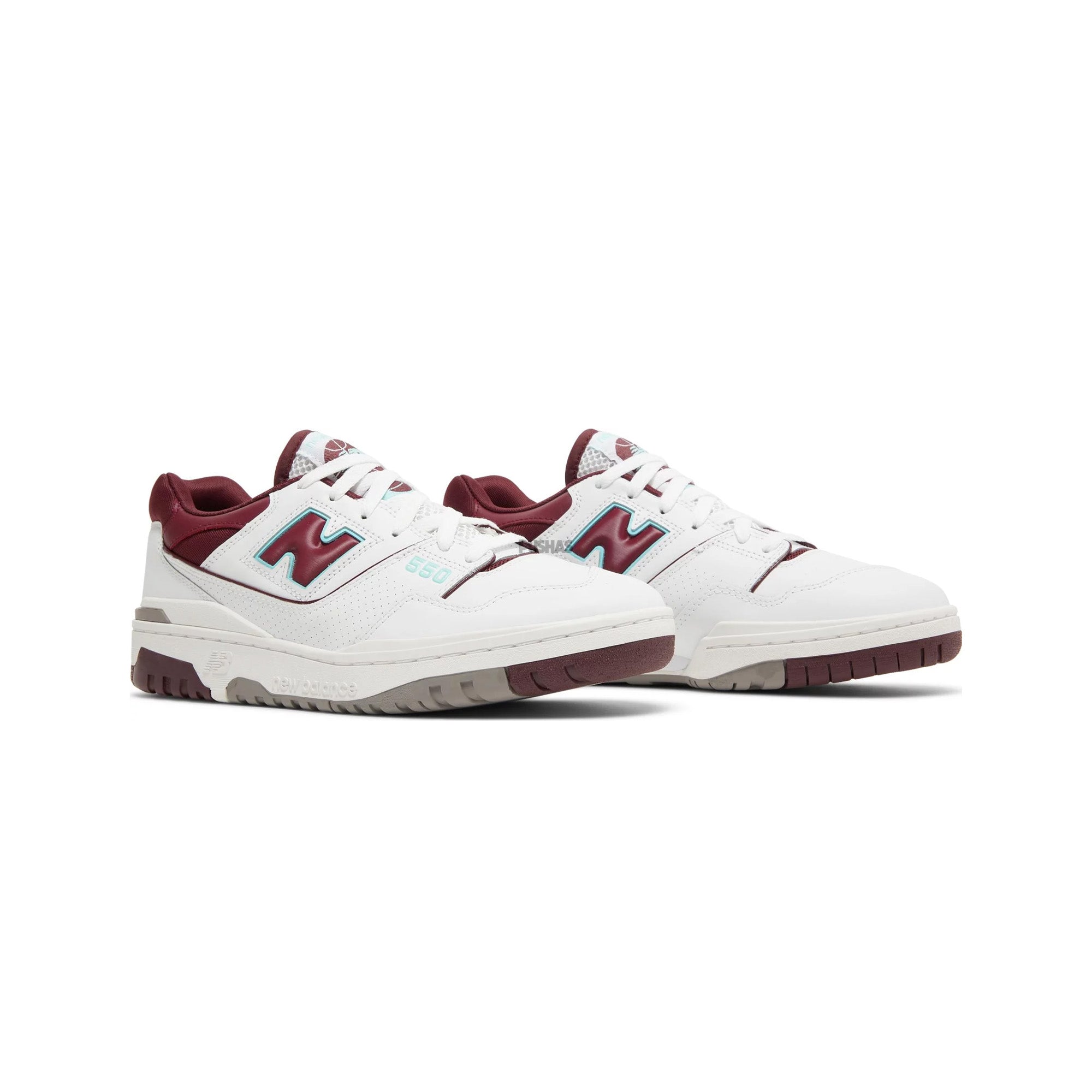 550 'Burgundy Cyan' Sneakers (2022) - Stylish Comfort for Casual Wear, Running & Street Fashion