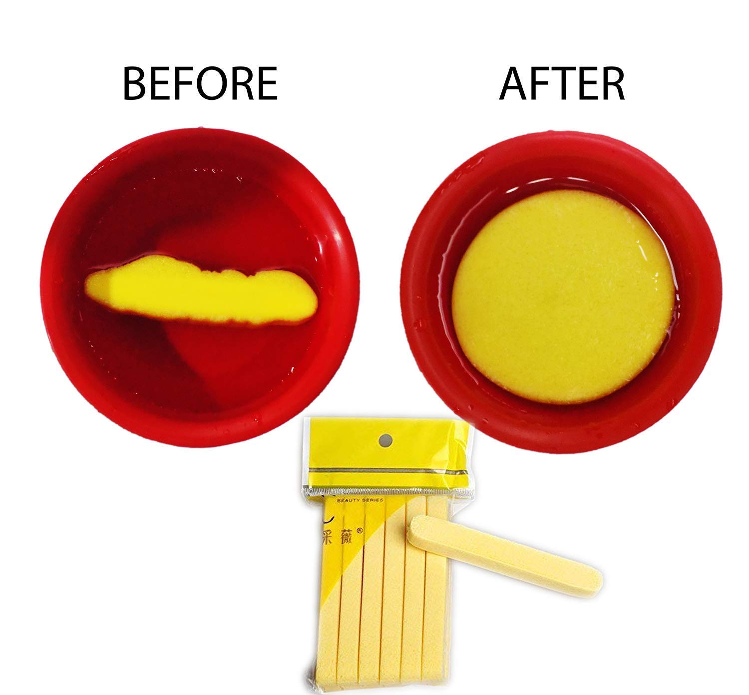 Disposable Compressed Facial Sponge Sticks - Makeup Remover Wipes & Portable Facial Tissues (Pack of 4/48) | Travel-Friendly, On-The-Go Beauty Essential for Makeup Removal & Skincare