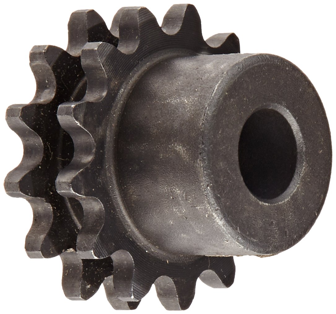 Martin Roller Chain Sprocket - Hardened Teeth, Reboreable Type B Hub, Double Strand 35 Chain Size (0.375