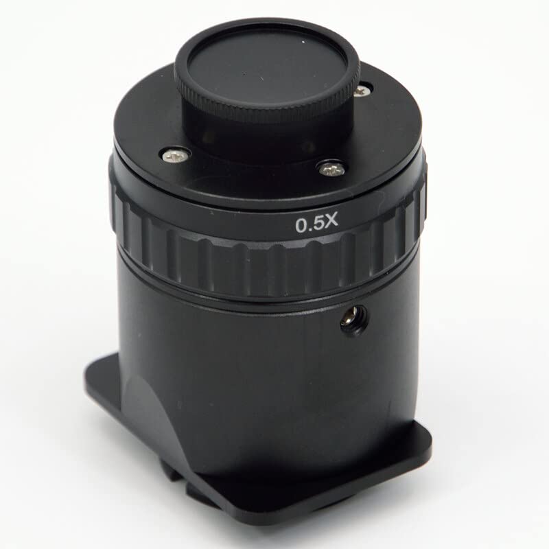 1/2X Adapter Lens 38mm C-Mount for Trinocular Stereo Microscope - Microscope Accessories Kit for Digital Camera & Microscope Slides Focusing | Perfect for Lab Research, Biology Studies & Scientific Photography