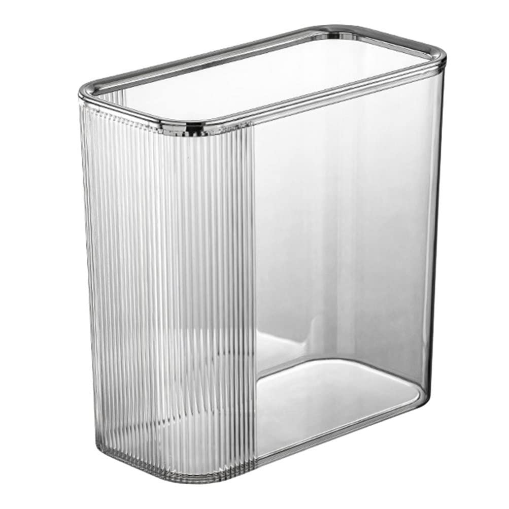 Stainless Steel Office Trash Can with Lid - 13 Gallon Waste Bin for Home, Bedroom & Office - Durable Garbage Container with Step Pedal for Easy Use - Perfect for Kitchen, Bathroom & Workspace