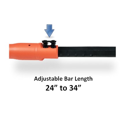 BNHYBR Adjustable Hickey Bars - Heavy Duty Steel Construction for Rigging, Lifting & Towing - Perfect for Construction, Towing & DIY Projects