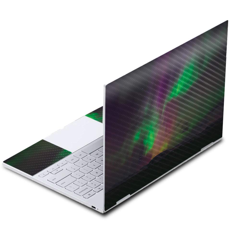 Premium Carbon Fiber Skin for Google Pixelbook - Aurora Borealis Design | Protective & Durable Textured Cover | Easy to Apply & Remove | Made in USA | Perfect for Work, Travel & School Protection