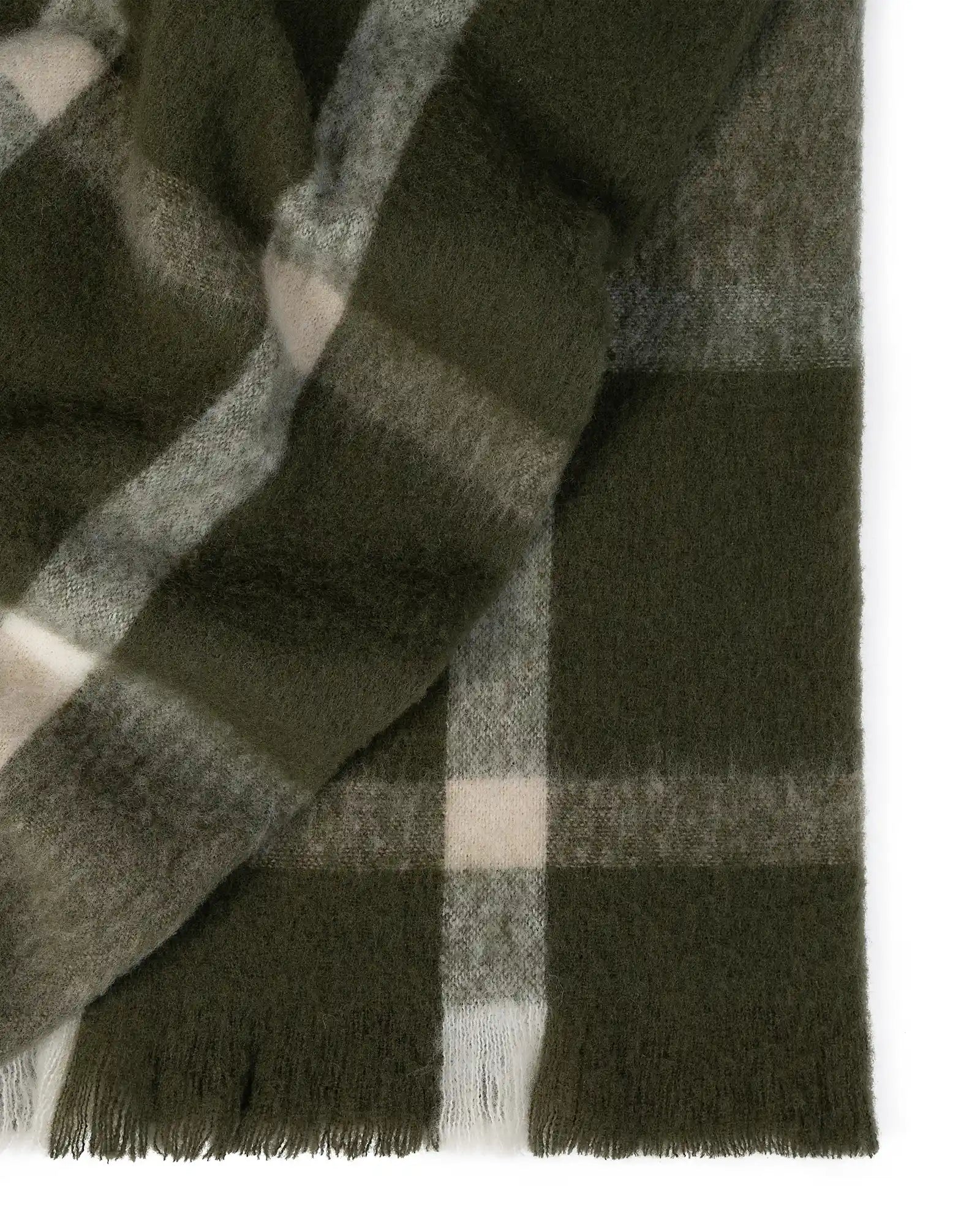 Mayfield Throw Blanket - Soft Olive Green Cozy Knit Blanket for Couch, Bed & Travel - Perfect for Lounging, Gifting & Home Decor