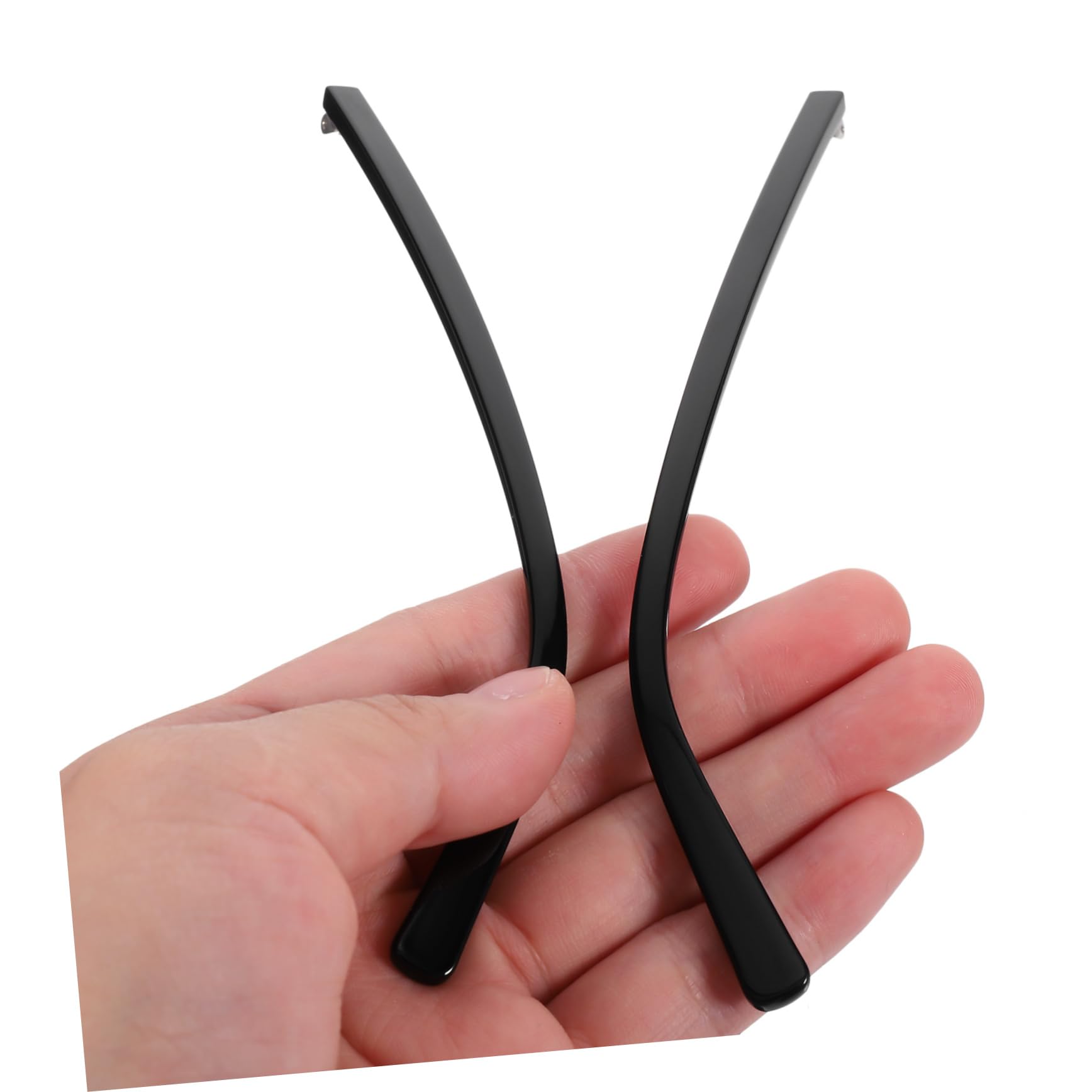 IWOWHERO Universal Glasses Repair Legs - 1 Pair Double Teeth Glasses Arm Holders for Sunglasses & Eyewear Frames - Perfect for Secure Fit, Comfortable Wear at Work, Sports, and Daily Use