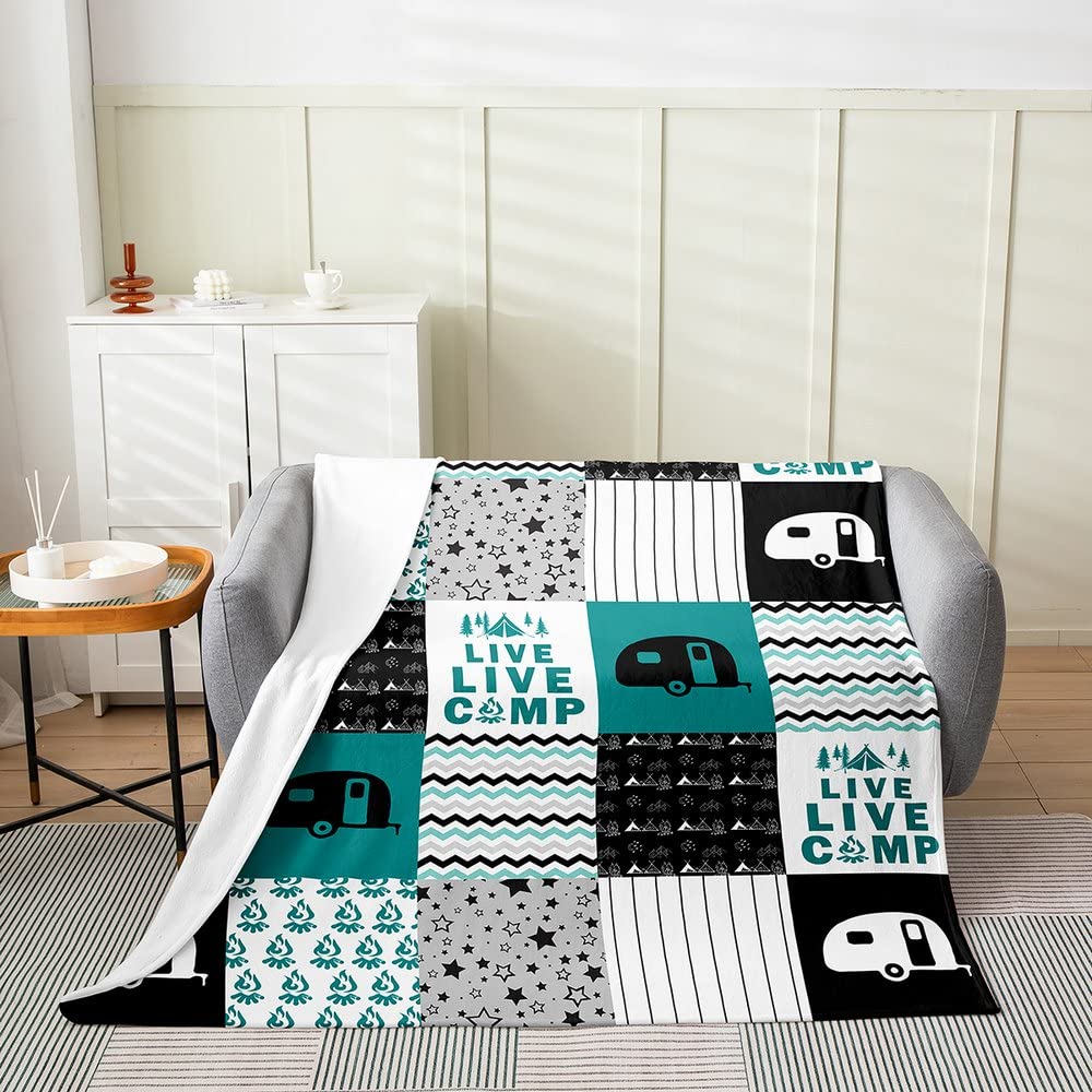 Jejeloiu Soft Flannel Fleece Throw Blanket 40