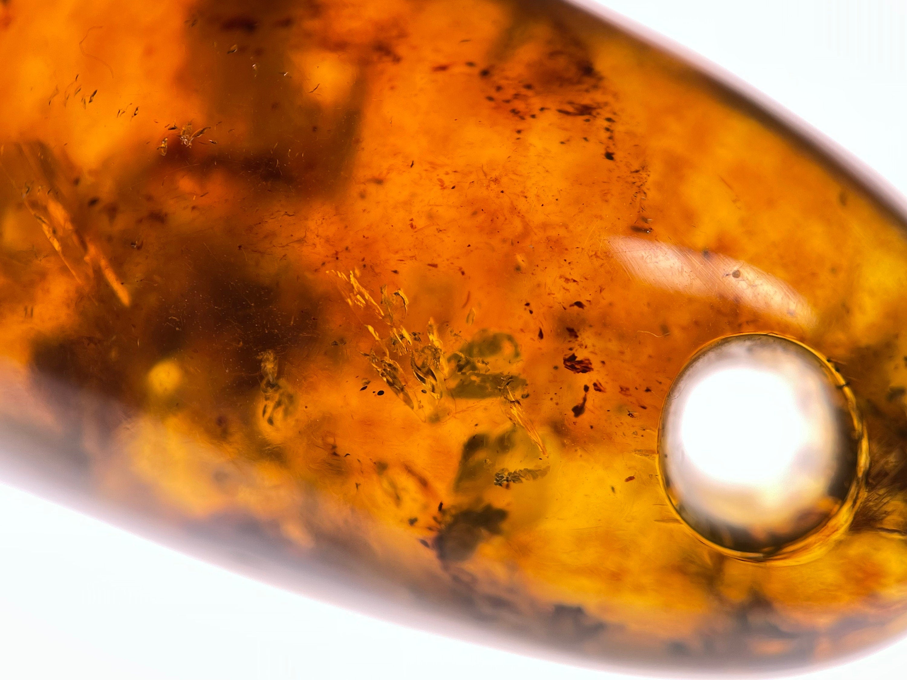 Handmade Mexican Amber Crystal Pendant Necklace - Natural Healing Stones for Energy & Wellness | Spiritual Jewelry Gift for Women, Meditation & Chakra Balancing