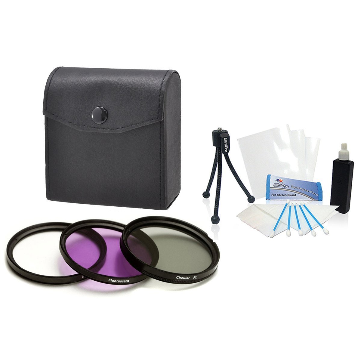 UltraPro 62mm Digital Camera Filter Kit - High Resolution UV, CPL, FLD Filters with Deluxe Carrying Case - Compatible with Pentax KP, K-70, K-1, K-3 DSLR Cameras & 18-135mm Lens - Perfect for Landscape, Portrait & Travel Photography
