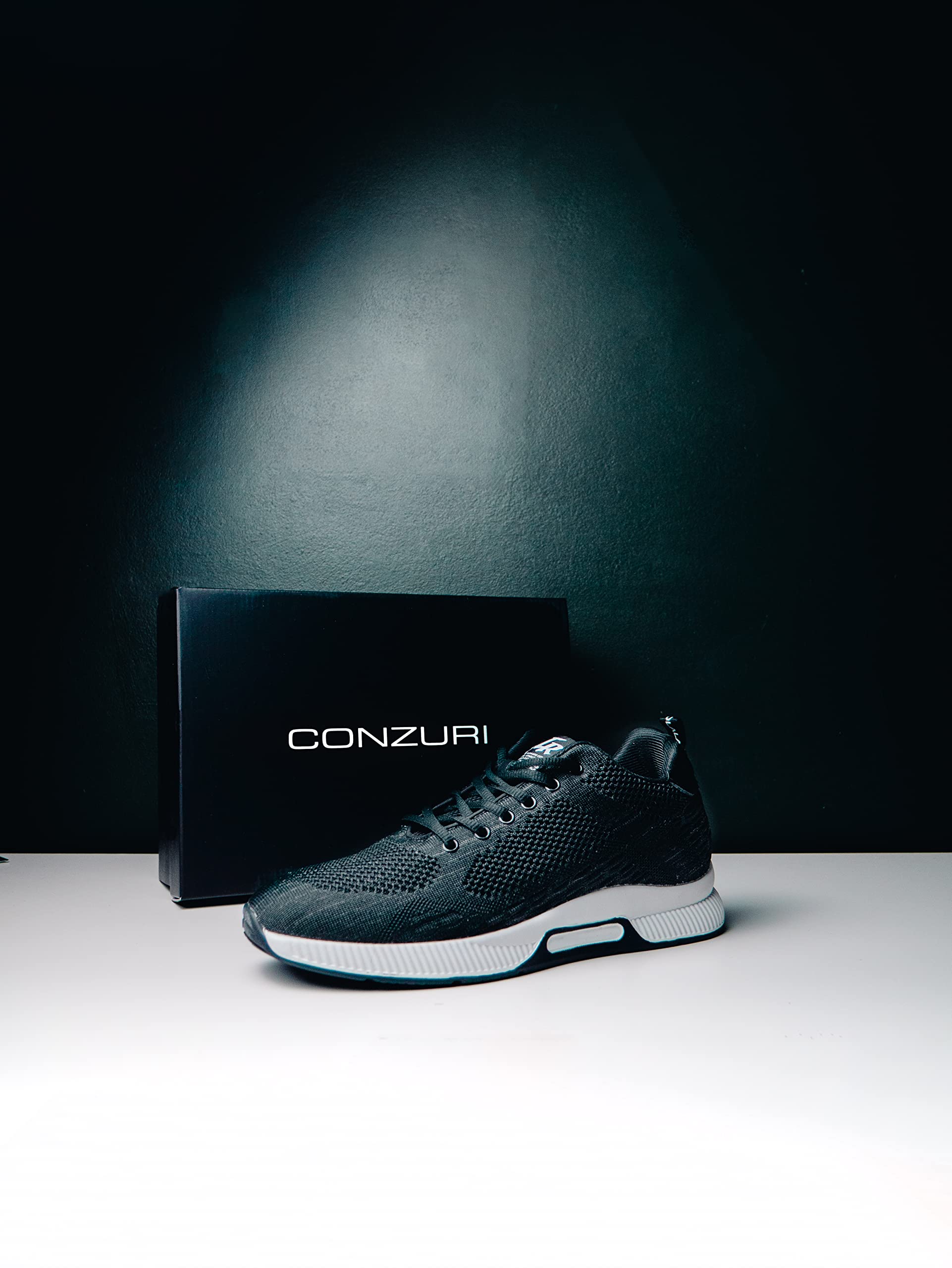 Conzuri Men's Height Increasing Shoes – Stylish Invisible Elevator Shoes Adds 2.4 Inches | Perfect for Work, Dating & Formal Occasions | Comfortable Casual & Professional Dress Shoes