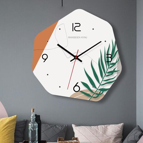 Picasso Design Wall Clock - Modern Art Decor for Living Room, Bedroom & Office | Silent Non-Ticking Battery Operated