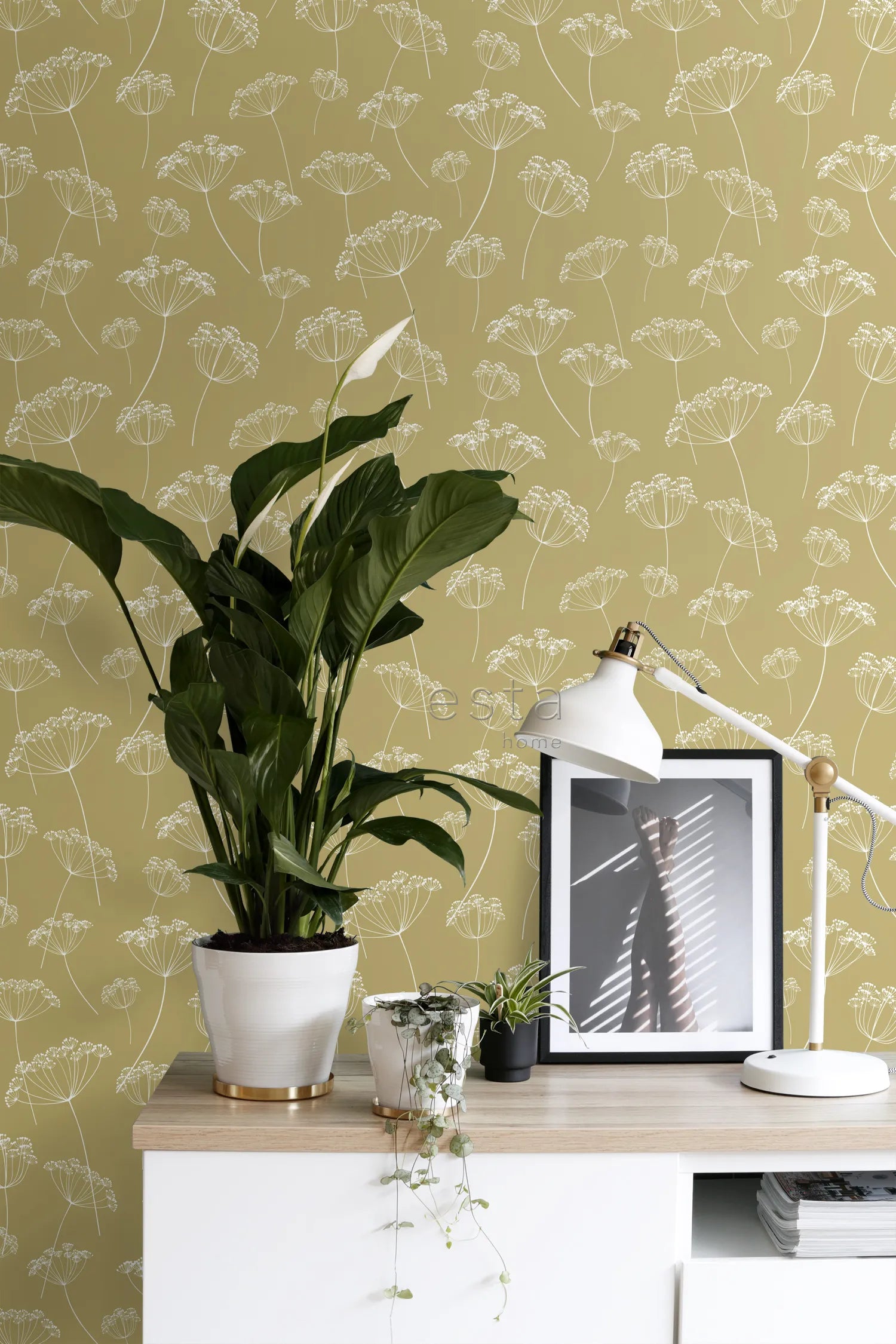 Scandi Cool Dandelion Tails - Nordic Style Home Decor for Living Room & Bedroom - Perfect for Boho Chic Interior Design