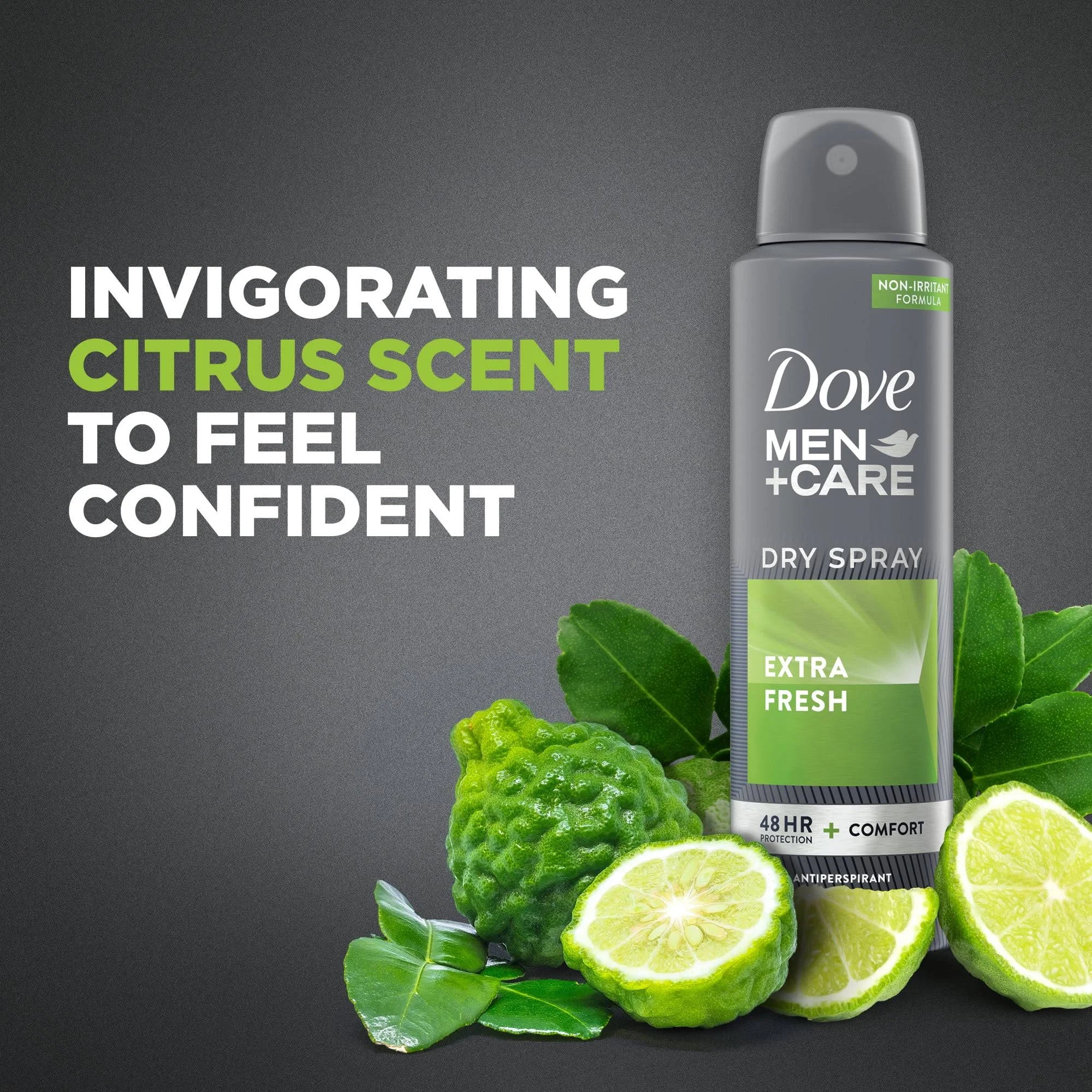 Dove Men's Extra Fresh Deodorant Spray, 5 oz - Long Lasting Odor Protection for Active Men - Gym, Work & Daily Use