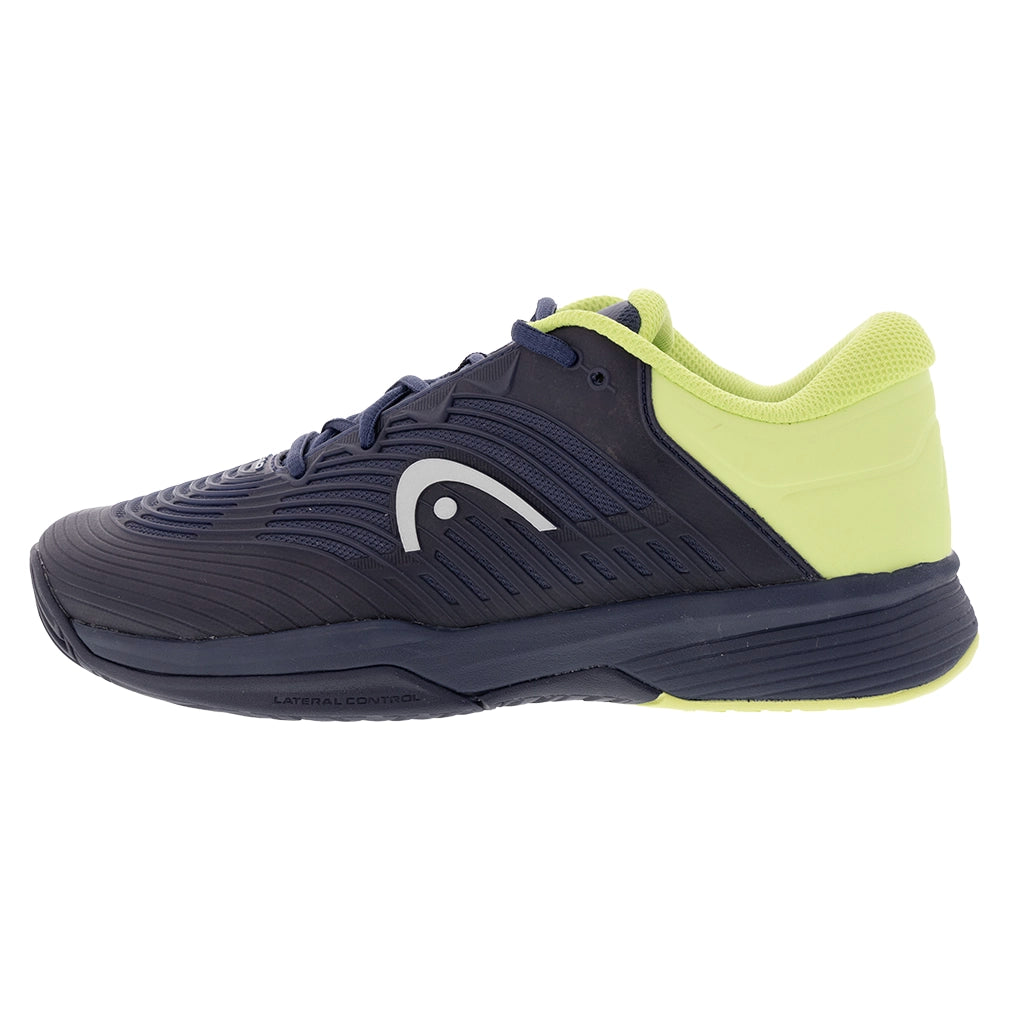 Juniors Revolt Pro 4.5 Clay Tennis Shoes for Women - Navy & Lime Green - Lightweight Non-Slip Court Shoes for Clay & Hard Courts | Perfect for Tennis Training & Matches