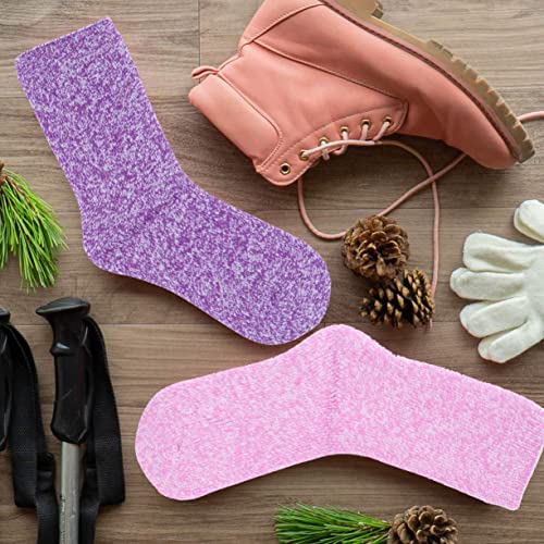 Kids Thermal Socks 2 Pack - Warm Winter Socks for Boys & Girls | Cozy Insulated Thick Heated Socks | Perfect for Cold Weather, Snow Play & Indoor Comfort