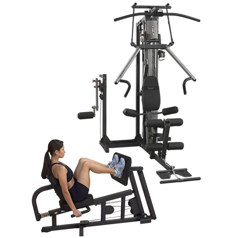 Bodysolid G2B Home Gym with Leg Press - Complete Strength Training System for Home Workouts | Perfect for Small Spaces & Full-Body Exercises