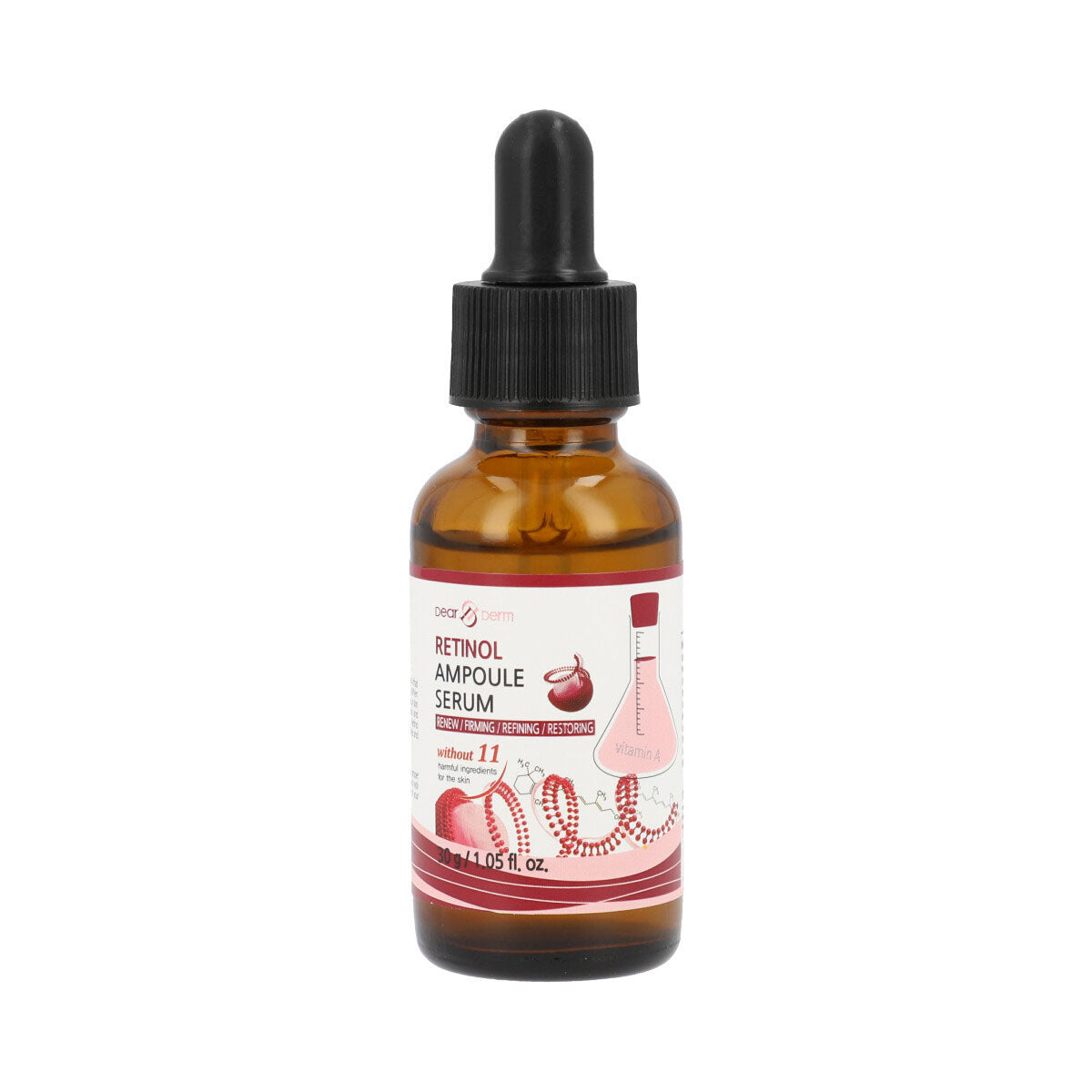 Best Retinol Ampoule Serum for Anti-Aging & Skin Rejuvenation - Brightening Facial Treatment for Wrinkles & Fine Lines - Perfect for Night Skincare Routine