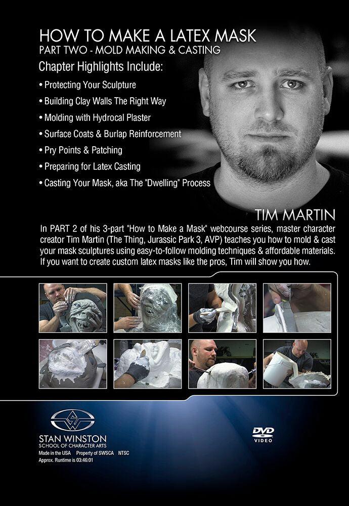 Stan Winston Studio How to Make a Latex Rubber Mask DVD - Professional Special Effects Makeup Tutorial for Halloween, Cosplay & Movie Props