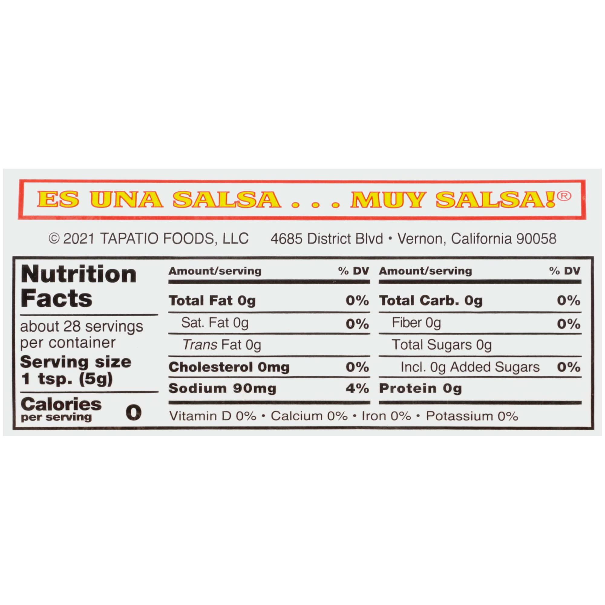 Tapatio Hot Sauce - 5oz Bottle (Pack of 2) | Authentic Mexican Salsa Picante | Perfect for Tacos, Burritos & Nachos | Includes Free Measuring Spoons