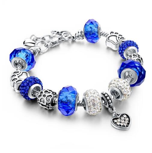 Elegant Crystal Beads & Snake Chain Charm Bracelets for Women - Stylish Boho Jewelry for Parties, Weddings & Everyday Wear