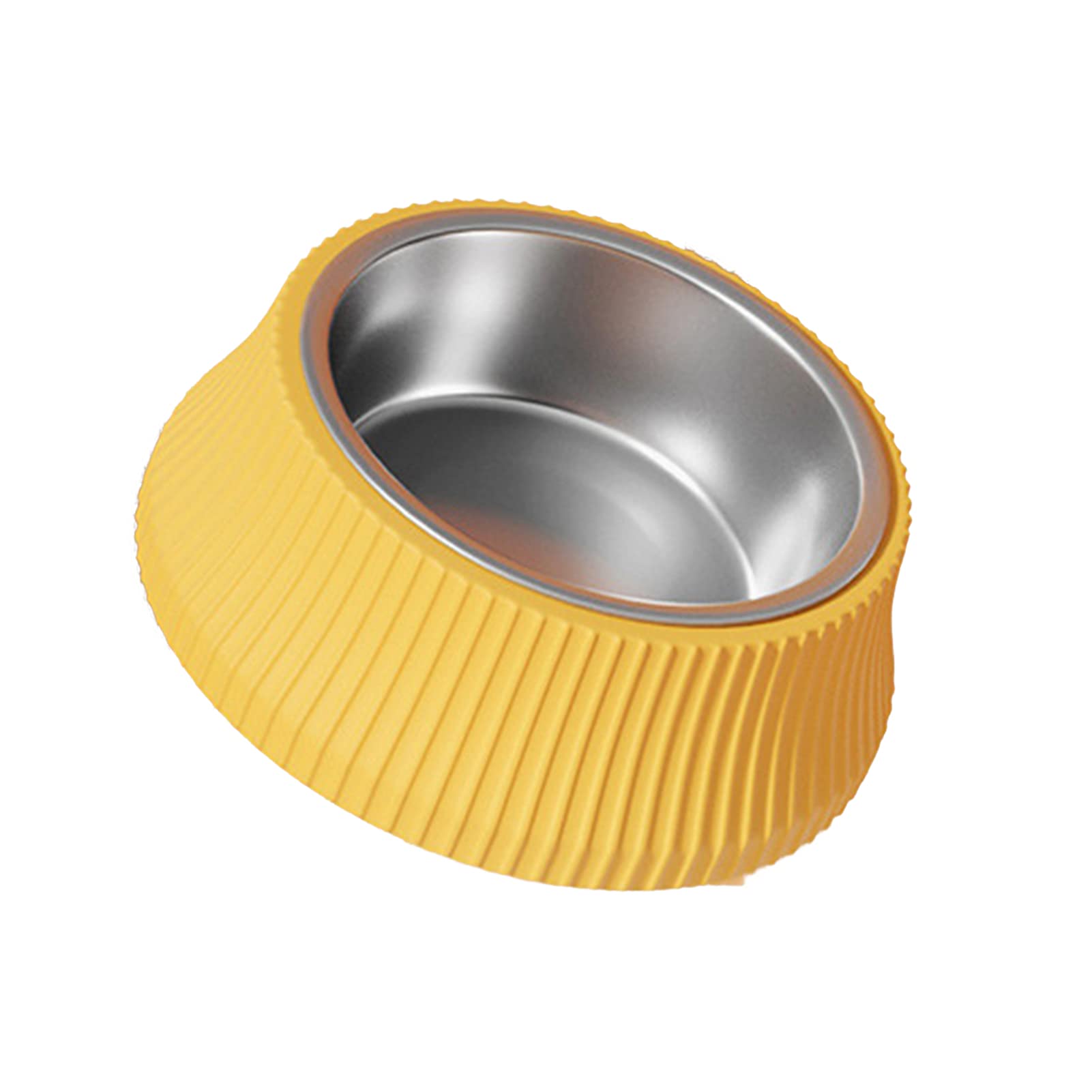 Cuteam Stainless Steel Anti-Slip Dog Bowl - Detachable Wide Mouth Pet Food Dish for Puppies & Adult Dogs | Durable Non-Tip Design for Indoor/Outdoor Feeding, Travel & Training Use
