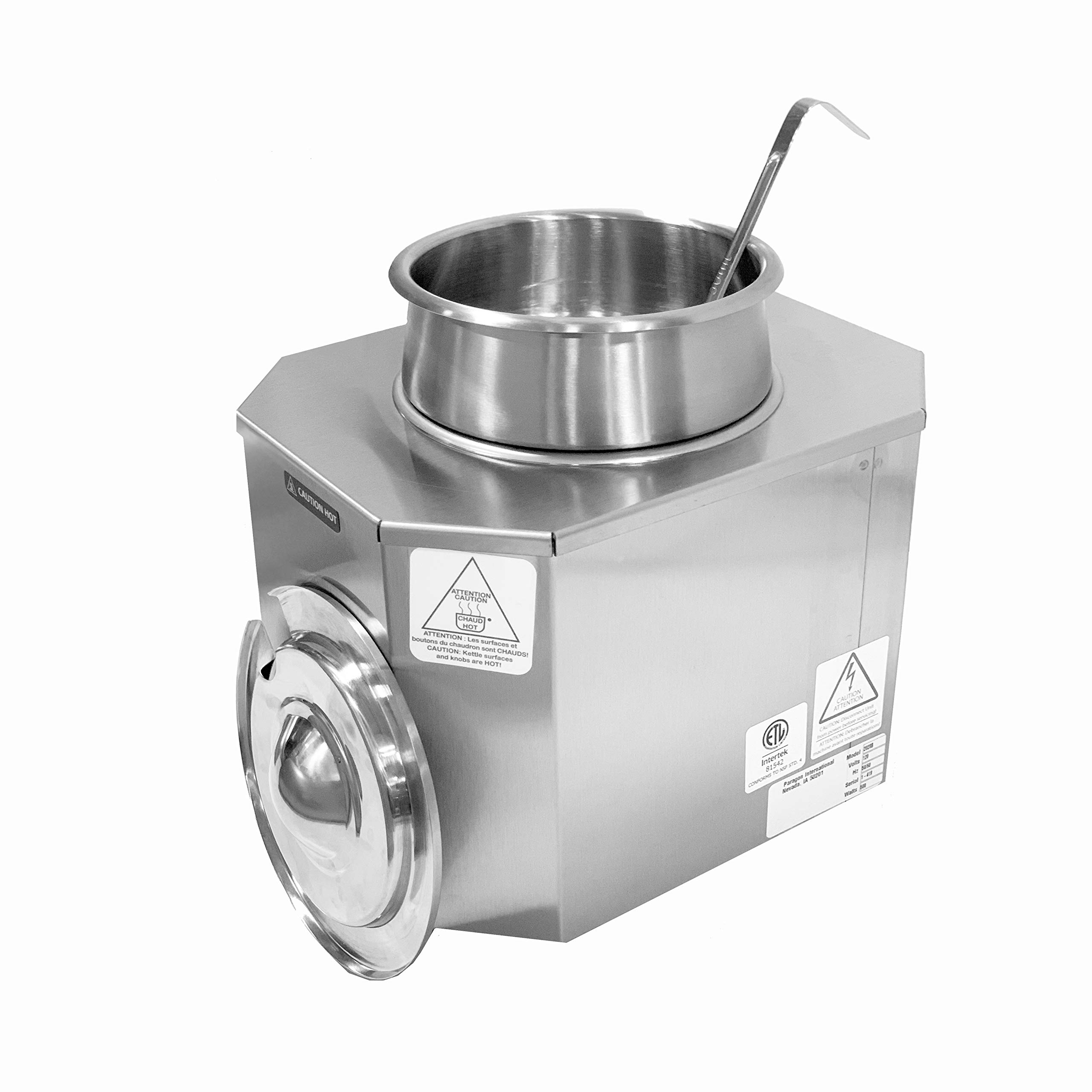 Paragon Pro-Deluxe No.10 Stainless Steel Ladle Unit Can Warmer - Commercial Kitchen Equipment for Restaurants, Catering & Food Service